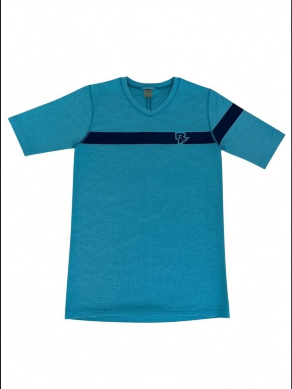 RACE FACE Teal Blue Athletic MTB Jersey Performance Short Sleeve top m